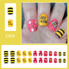 12 Sizes-24 Pcs Press On Nails C929