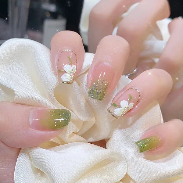 12 Sizes-24 Pcs Press On Nails R754
