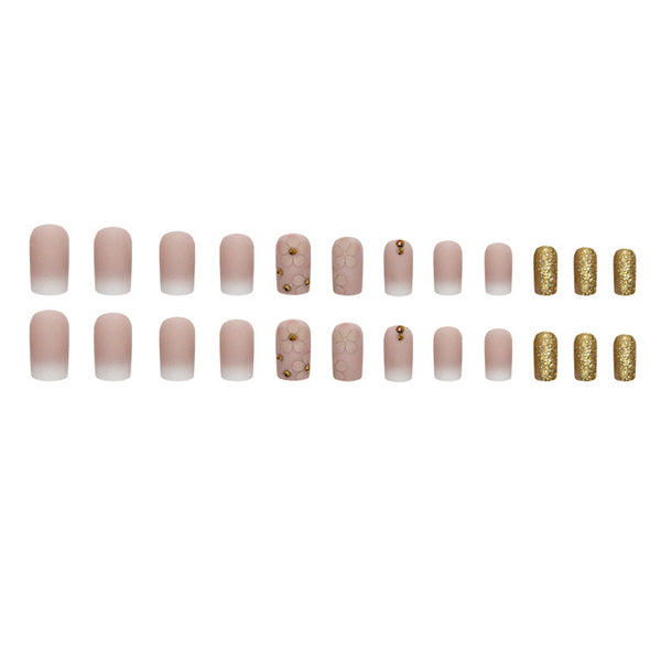 12 Sizes-24 Pcs Press On Nails Z829