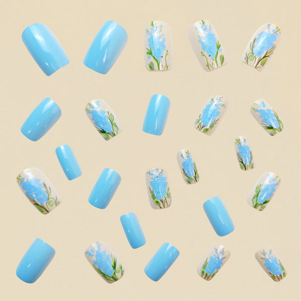 12 Sizes-24 Pcs Press On Nails Y585
