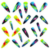 12 Sizes-24 Pcs Press On Nails Y557