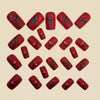 12 Sizes-24 Pcs Press On Nails Y1661