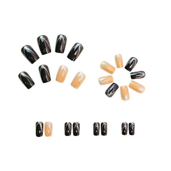 12 Sizes-24 Pcs Press On Nails Y432
