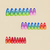 12 Sizes-24 Pcs Press On Nails Y1236