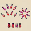 12 Sizes-24 Pcs Press On Nails Y753