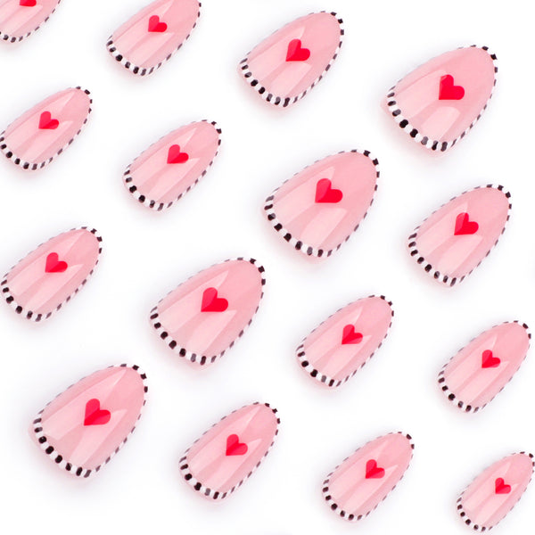 12 Sizes-24 Pcs Press On Nails JP3631