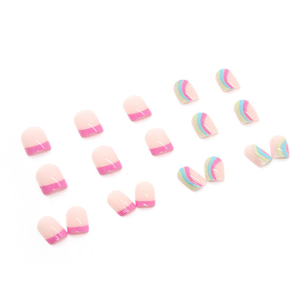 12 Sizes-24 Pcs Press On Nails W174