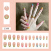 12 Sizes-24 Pcs Press On Nails Z383