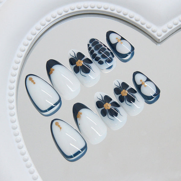 12 Sizes-24 PcsPress On Nails W2045