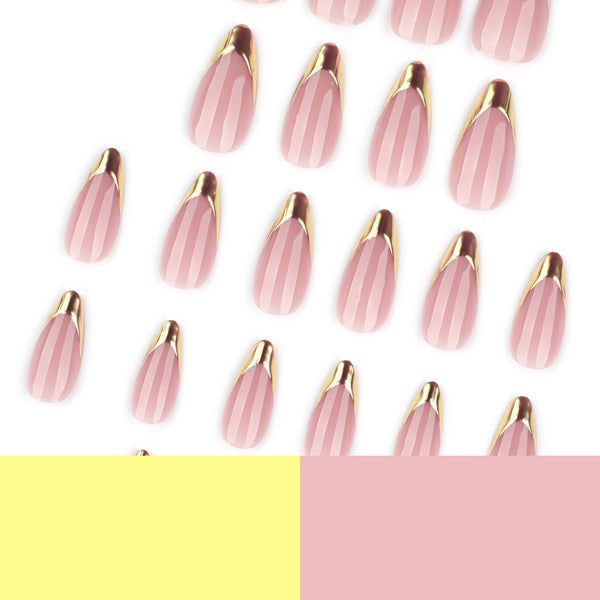 12 Sizes-24 Pcs Press On Nails JP4170