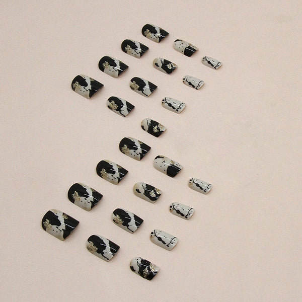 12 Sizes-24 Pcs Press On Nails W1430