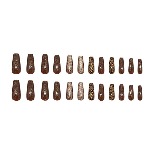 12 Sizes-24 Pcs Press On Nails W1847