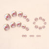 12 Sizes-24 Pcs Press On Nails F097