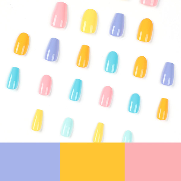 12 Sizes-24 Pcs Press On Nails JP1992