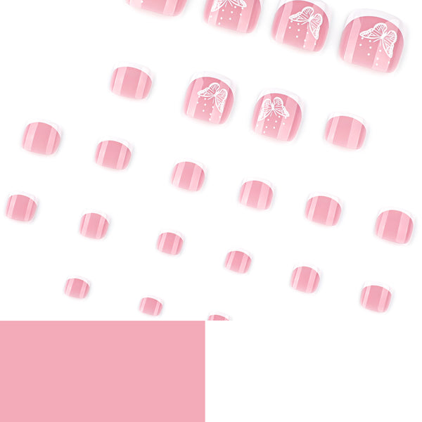 12 Sizes-24 Pcs Press On Nails JP3807