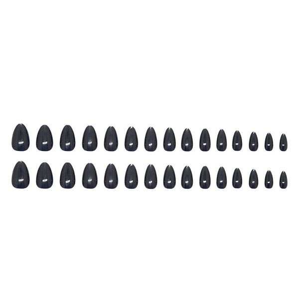 12 Sizes-24 Pcs Press On Nails W1913
