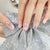 12 Sizes-24 Pcs Press On Nails JP2695