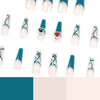 12 Sizes-24 Pcs Press On Nails JP1466