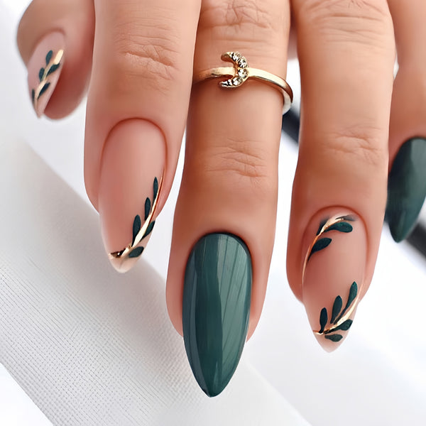 12 Sizes-24 Pcs Press On Nails Y099