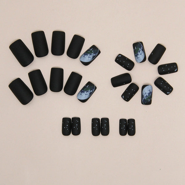 12 Sizes-24 Pcs Press On Nails W1379