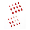 12 Sizes-24 Pcs Press On Nails JP1458