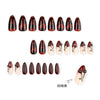 12 Sizes-24 Pcs Press On Nails JP4497