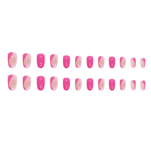 12 Sizes-24 Pcs Press On Nails W1148
