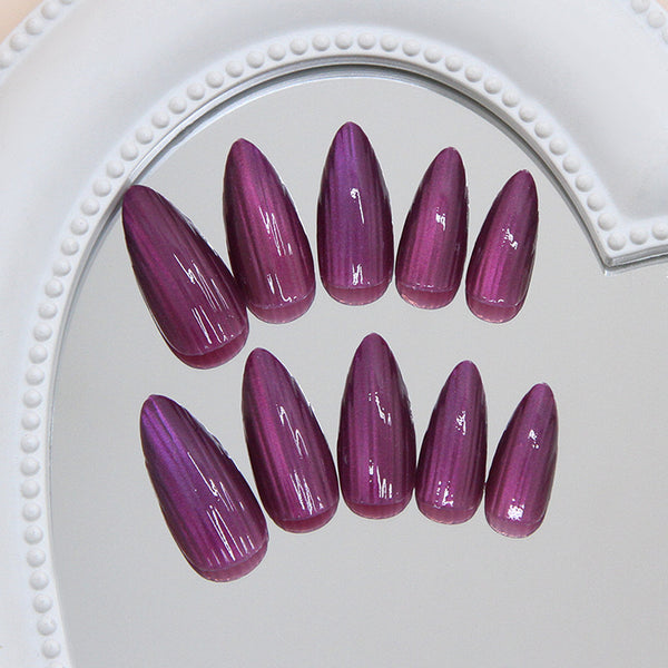 12 Sizes-24 Pcs Press On Nails W2123