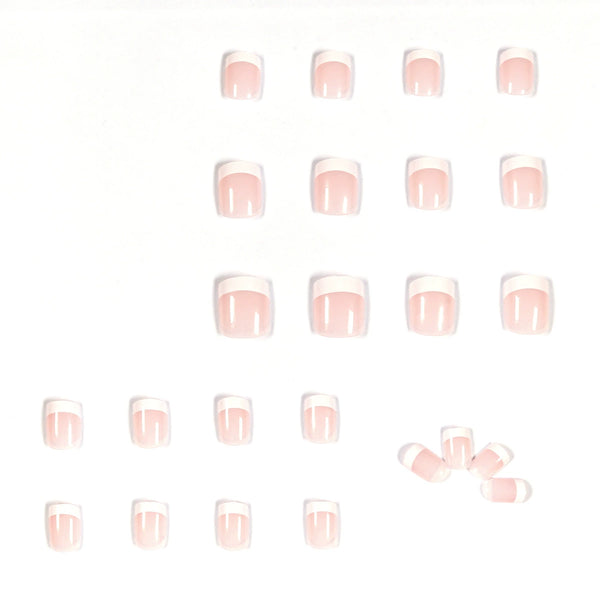 12 Sizes-24 Pcs Press On Nails JP1081