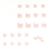 12 Sizes-24 Pcs Press On Nails JP1081