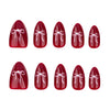 12 Sizes-24 Pcs Press On Nails JP3639