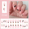 12 Sizes-24 Pcs Press On Nails C1145