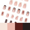 12 Sizes-24 Pcs Press On Nails JP4264