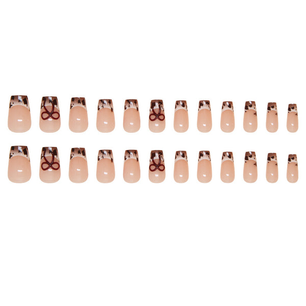12 Sizes-24 Pcs Press On Nails Z877