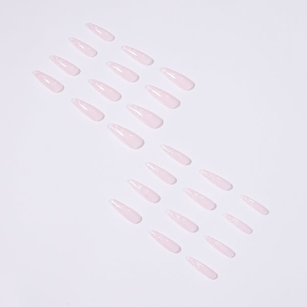 12 Sizes-24 Pcs Press On Nails JP1397