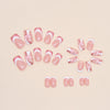 12 Sizes-24 Pcs Press On Nails W536