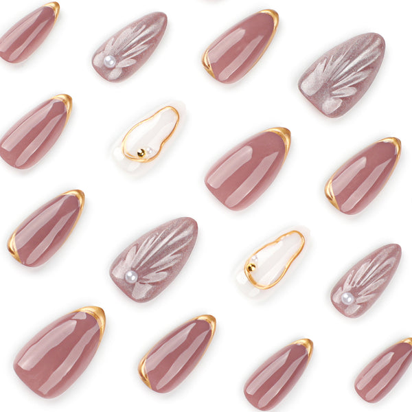 12 Sizes-24 Pcs Press On Nails JP3787