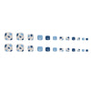 12 Sizes-24 Pcs Press On Nails F132