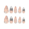 12 Sizes-24 Pcs Press On Nails JP3678