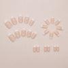 12 Sizes-24 Pcs Press On Nails W2186