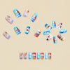 12 Sizes-24 Pcs Press On Nails Y1286