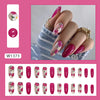 12 Sizes-24 Pcs Press On Nails W1373