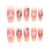 12 Sizes-24 Pcs Press On Nails nail-accessory