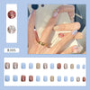 12 Sizes-24 Pcs Press On Nails R361