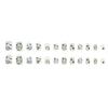 12 Sizes-24 Pcs Press On Nails K007