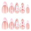 12 Sizes-24 Pcs Press On Nails JP4013