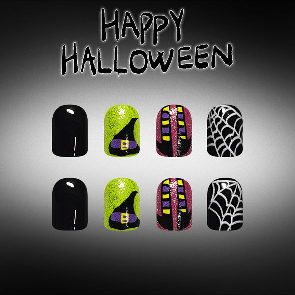 12 Sizes-24 Pcs Press On Nails C2013