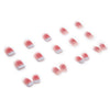 12 Sizes-24 Pcs Press On Nails R436