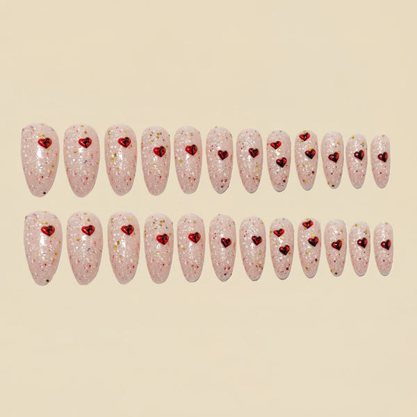 12 Sizes-24 Pcs Press On Nails Y1751