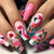 12 Sizes-24 Pcs Press On Nails Y1095